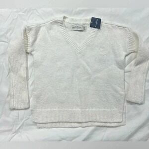 Kids, Abercrombie white sweater‎ 3/4
